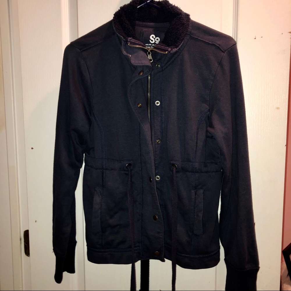 SO Sweatshirt/Jacket with Fluffy Collar